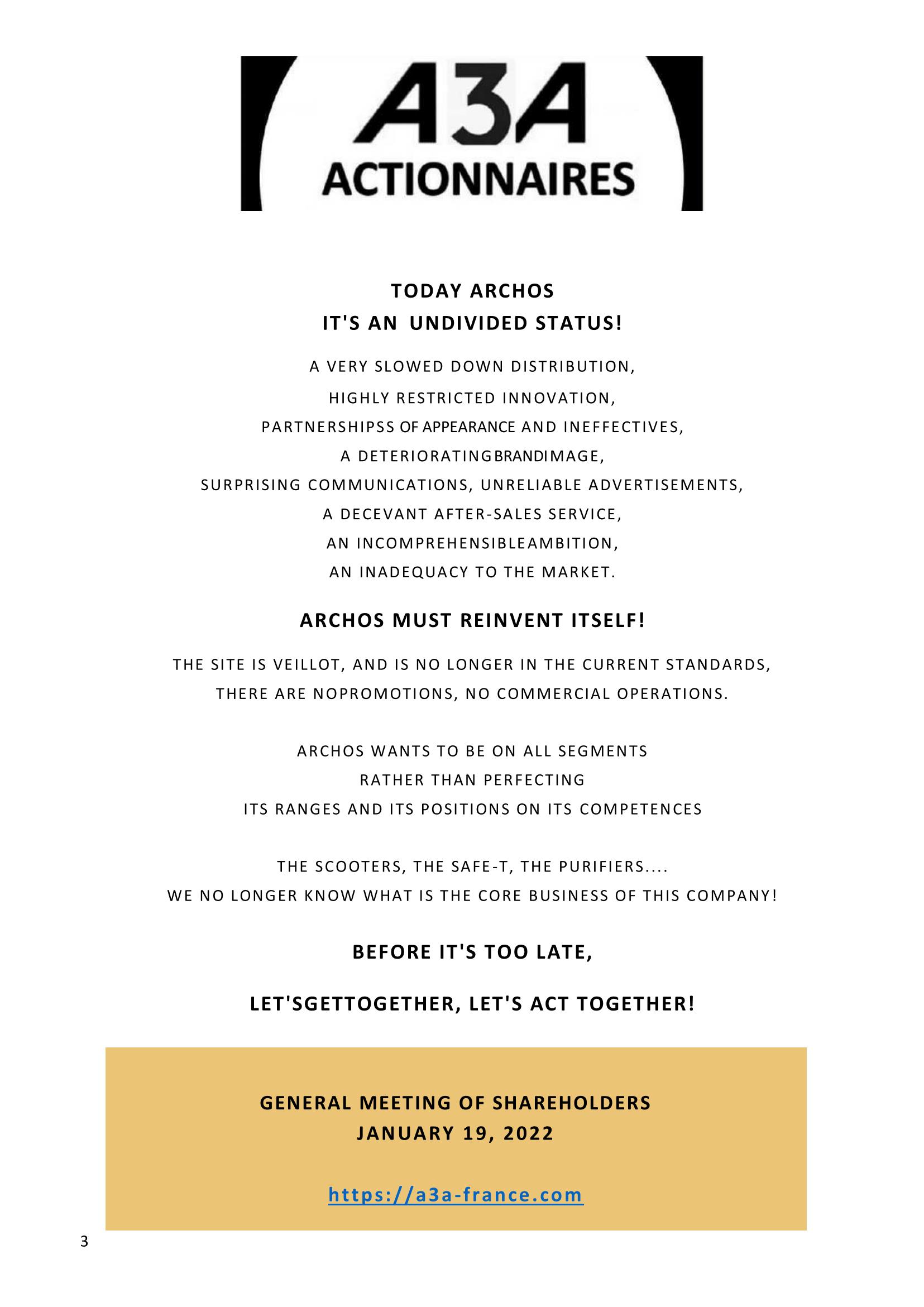 03-ARCHOS, it's a New Status!