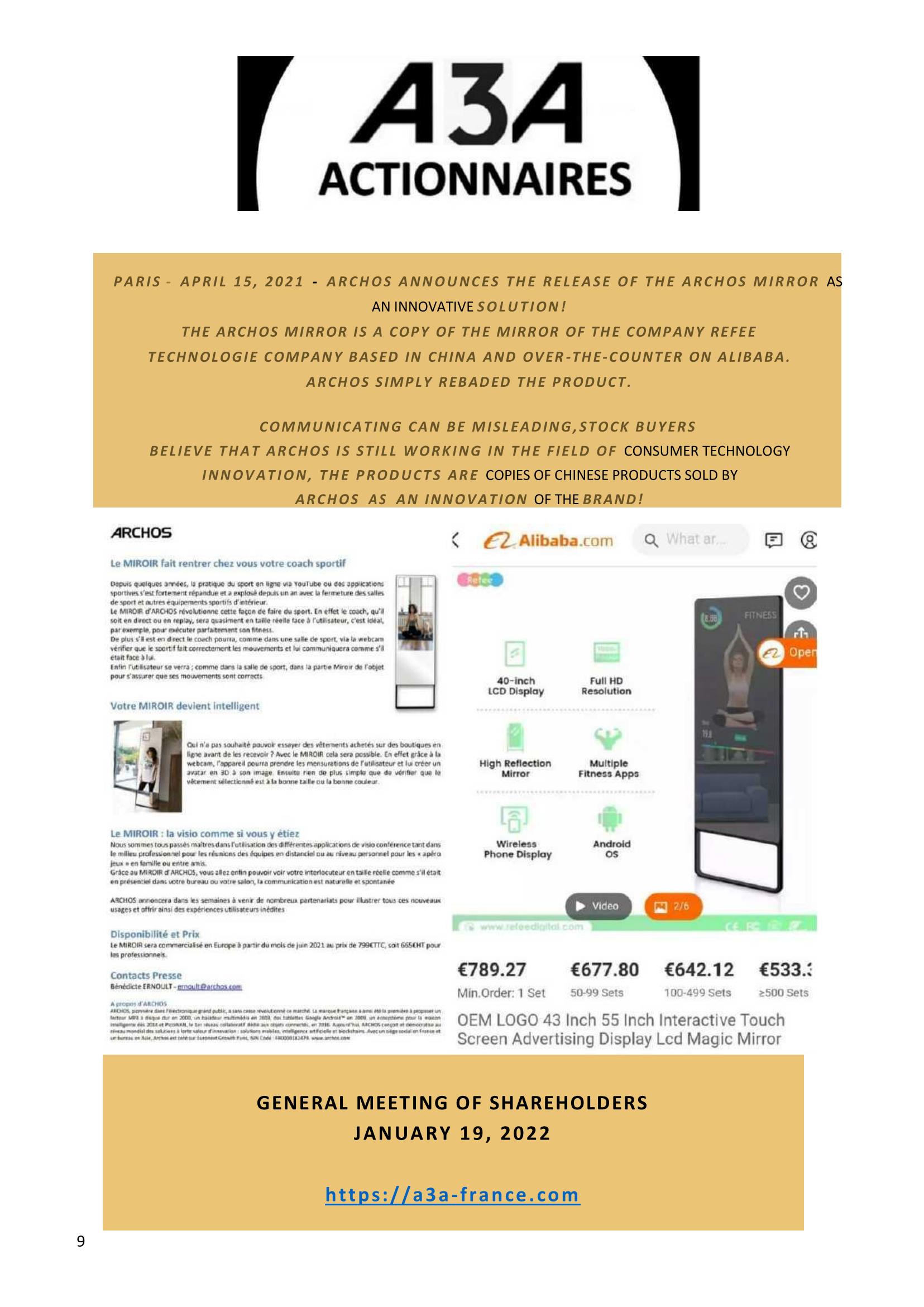 9-The Products are only Redistributed