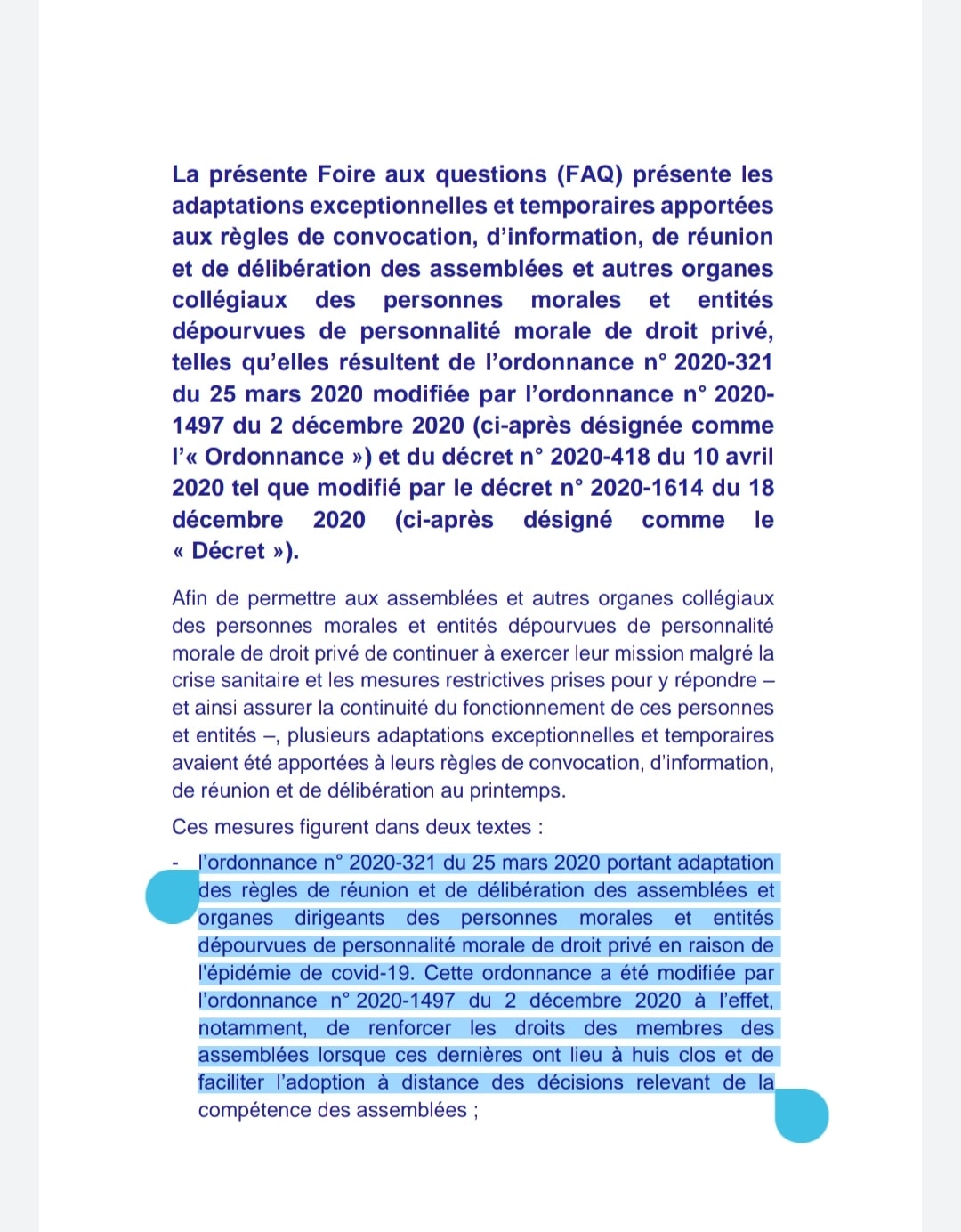 Ordonnance AMF - Vote AGE